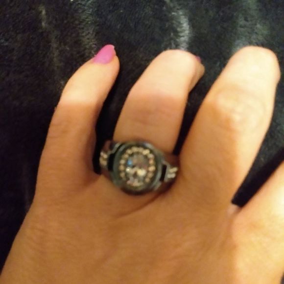 🎉Black Gold Filled CZ Ring - Picture 5 of 5